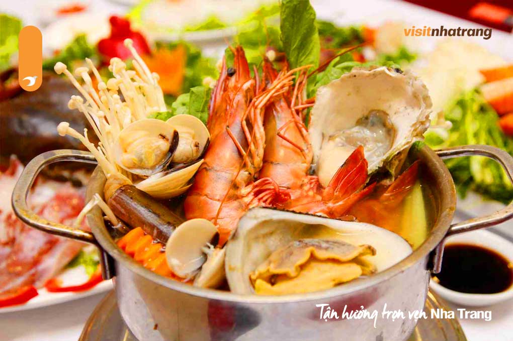 Đến với Hòn Mun Nha Trang thì hải sản là món ngon hấp dẫn du khách nhất