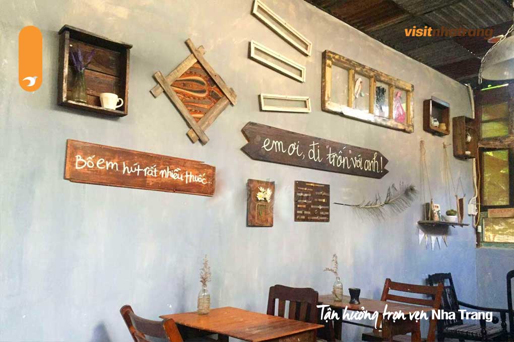 Trốn Cafe: Nét đẹp mộc mạc, bình yên giữa lòng thành phố Nha Trang