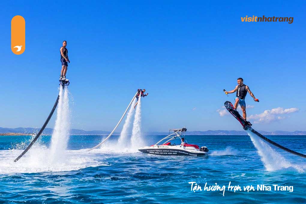 Độ sâu khá lớn, thích hợp cho những người chơi Flyboard đã có kinh nghiệm