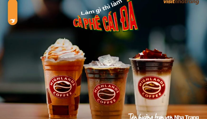 Bạn đang tìm kiếm một quán cà phê đẹp và ngon ở Nha Trang? Highlands Coffee chính là câu trả lời!