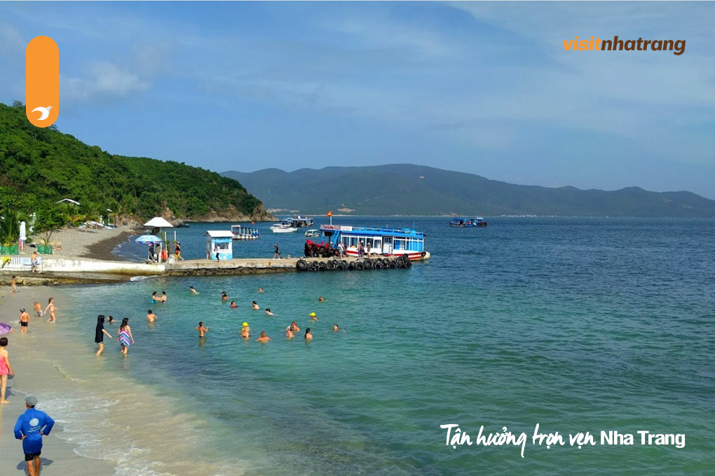 Bãi Tranh Nha Trang là thiên đường du lịch biển