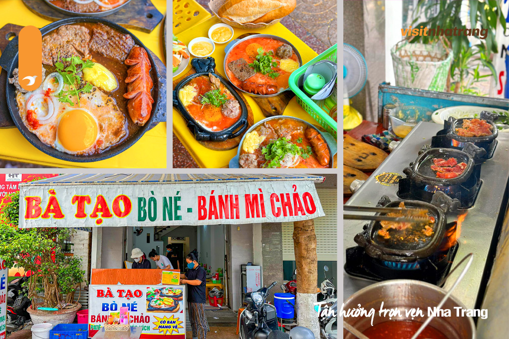 Quán Bò Né, Bánh Mì Chảo Bà Tạo